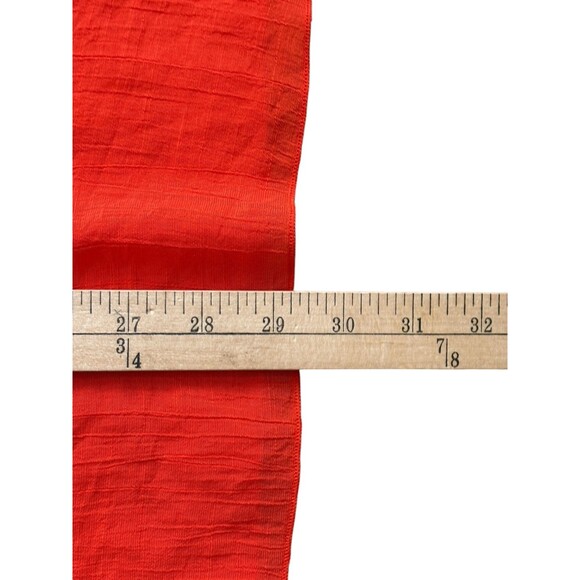 Nanette Lepore Pull on Skirt Women's  Size Large Layered Ruffle Tiers Red Flowy - Picture 8 of 11